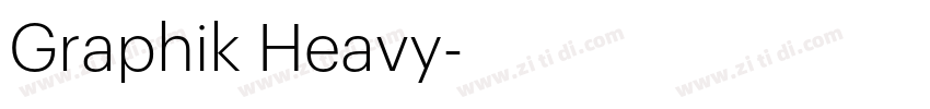 Graphik Heavy字体转换